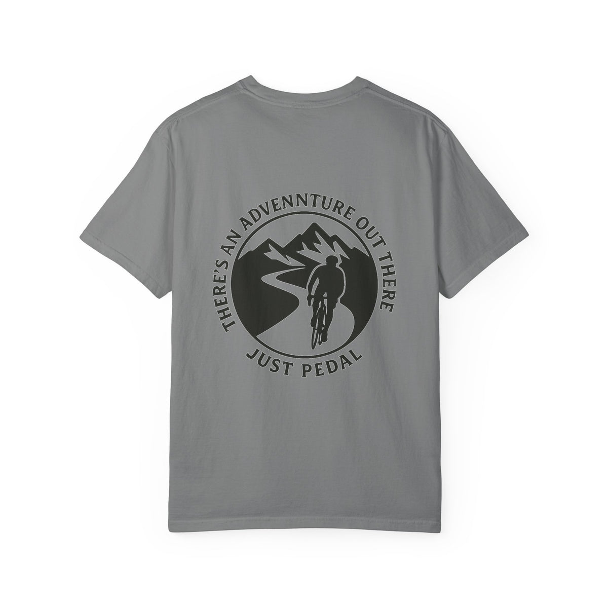 Adventure Cycling T-Shirt | Just Pedal Graphic Tee for Outdoor Enthusiasts