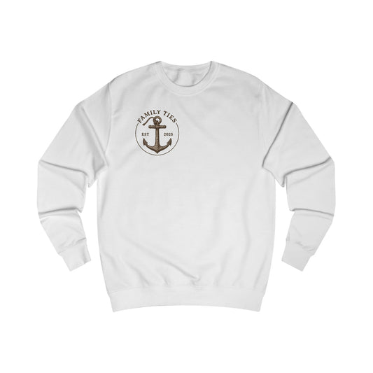 Anchor Charming Family Sweatshirt, Cozy Gift, Summer Vibes, Beachwear, Unisex Apparel, Family Gatherings, Casual Comfort, Relaxation Style