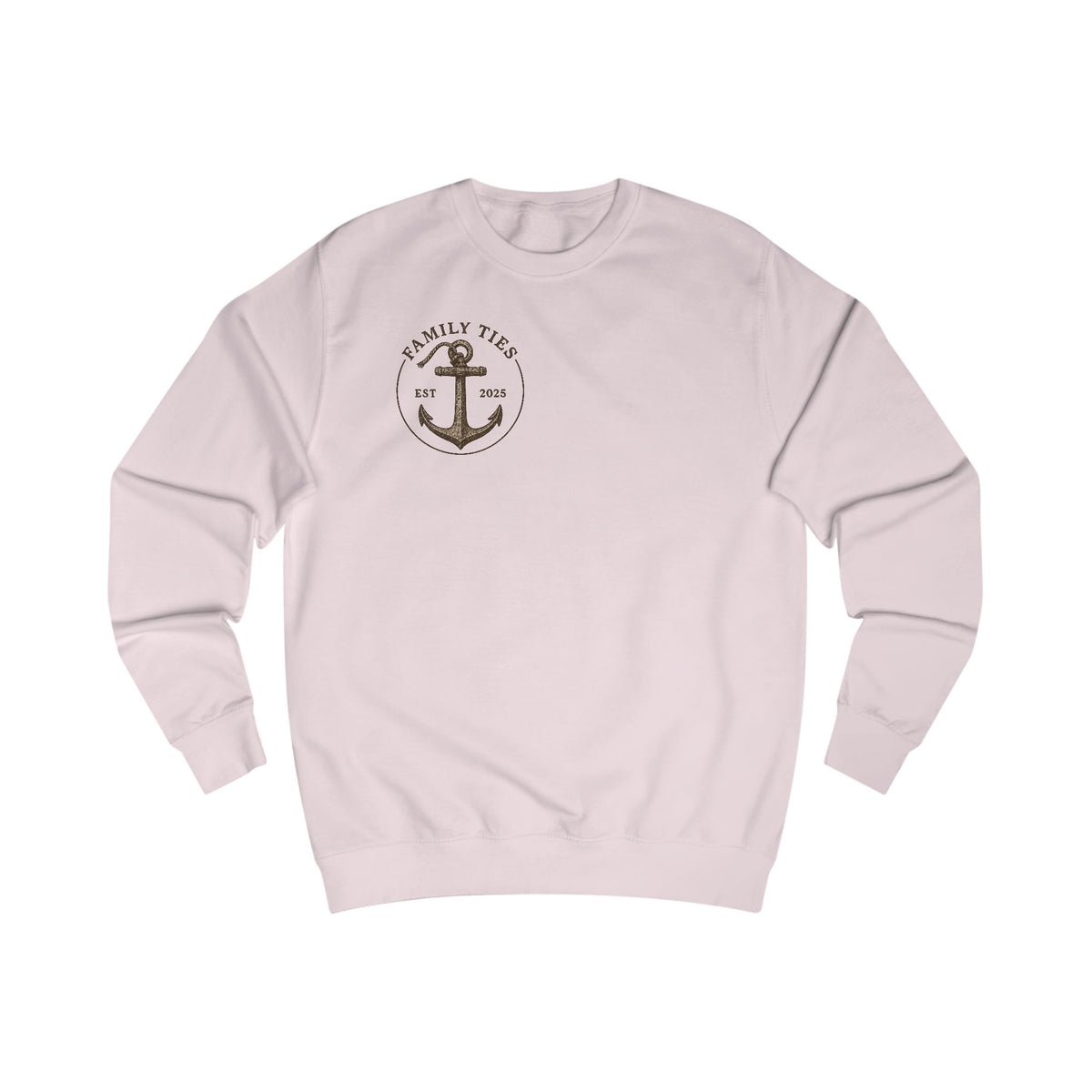 Anchor Charming Family Sweatshirt, Cozy Gift, Summer Vibes, Beachwear, Unisex Apparel, Family Gatherings, Casual Comfort, Relaxation Style