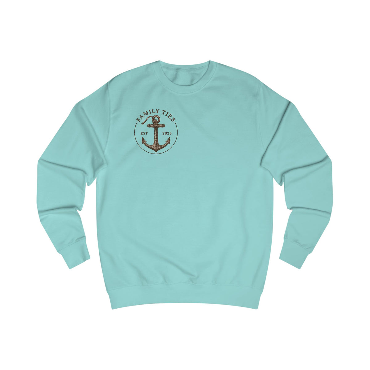 Anchor Charming Family Sweatshirt, Cozy Gift, Summer Vibes, Beachwear, Unisex Apparel, Family Gatherings, Casual Comfort, Relaxation Style