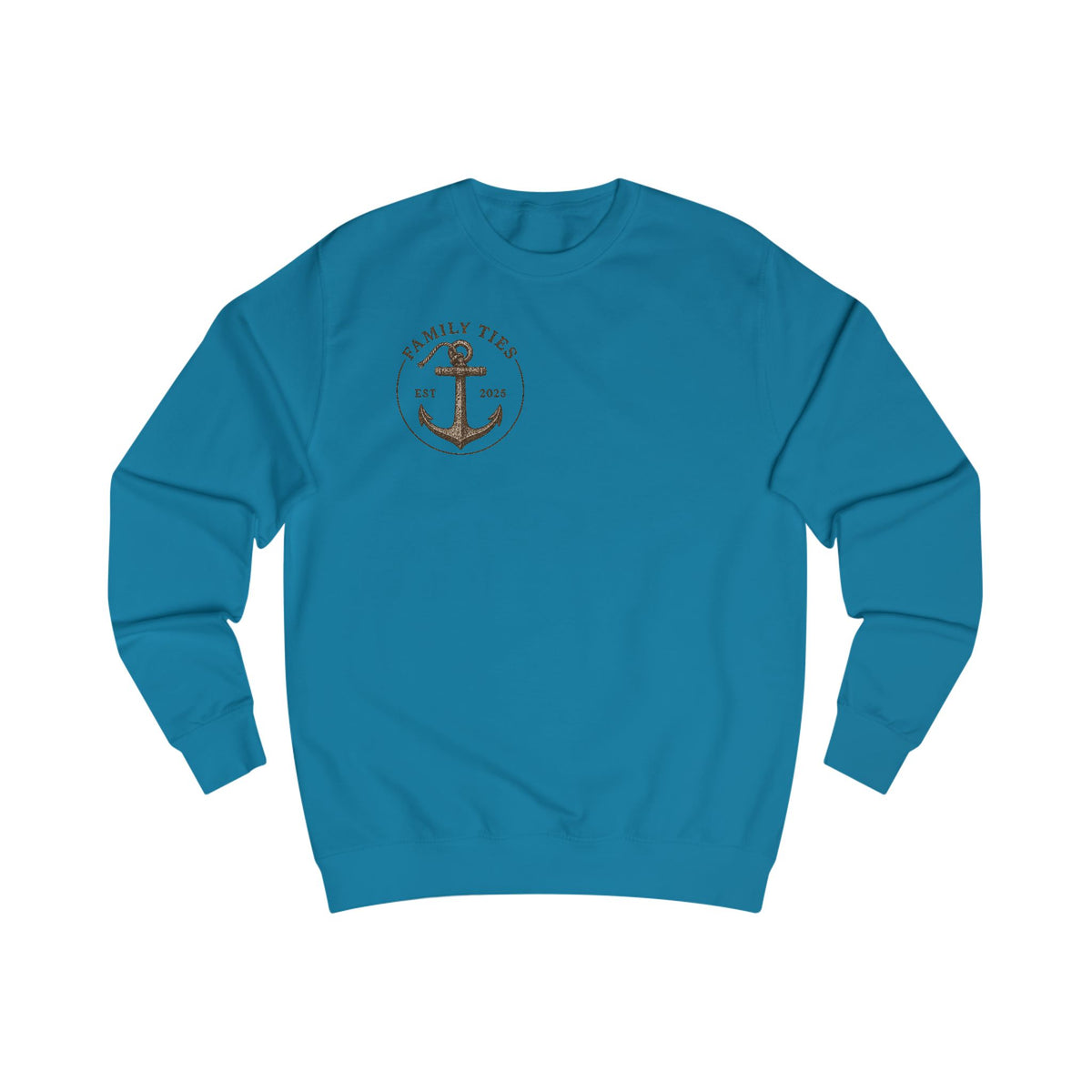 Anchor Charming Family Sweatshirt, Cozy Gift, Summer Vibes, Beachwear, Unisex Apparel, Family Gatherings, Casual Comfort, Relaxation Style