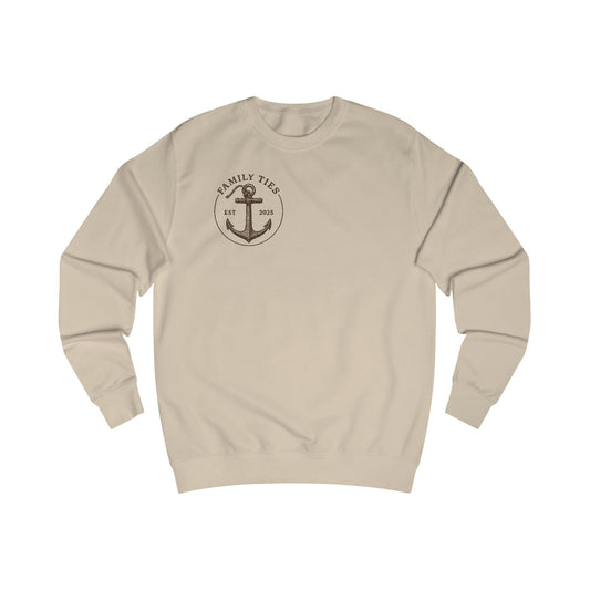 Anchor Charming Family Sweatshirt, Cozy Gift, Summer Vibes, Beachwear, Unisex Apparel, Family Gatherings, Casual Comfort, Relaxation Style