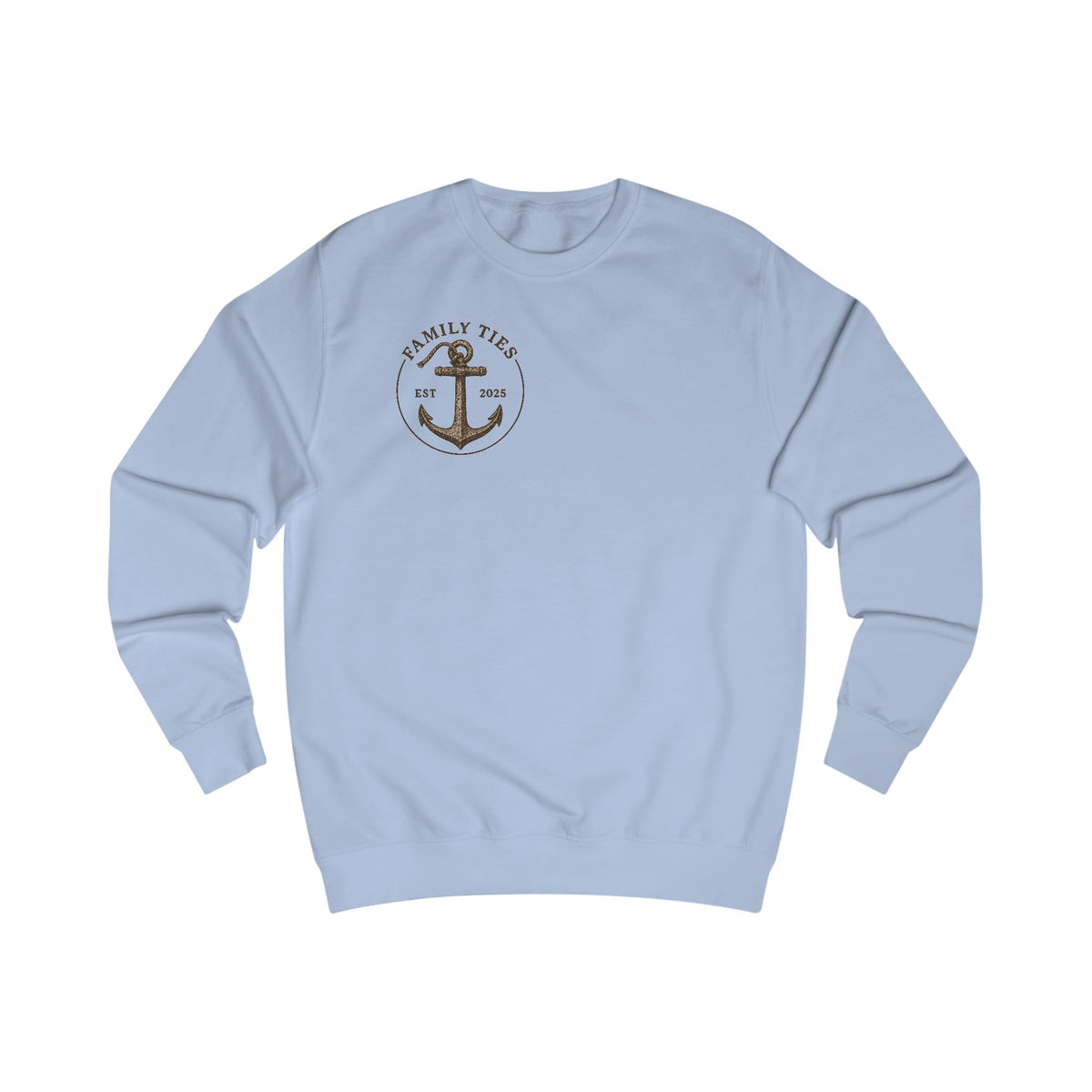 Anchor Charming Family Sweatshirt, Cozy Gift, Summer Vibes, Beachwear, Unisex Apparel, Family Gatherings, Casual Comfort, Relaxation Style