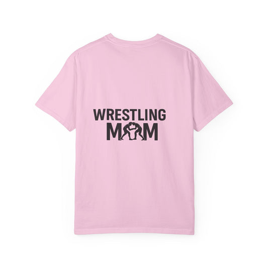 Wrestling Mom T-Shirt, Unisex Casual Tee for Sports Moms, Gift for Mother's Day, Comfortable Everyday Wear, Support at Matches