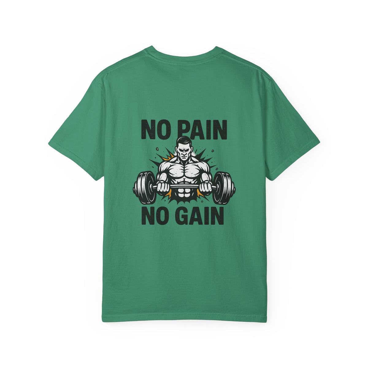Fitness Motivation T-shirt, Gym Wear, No Pain No Gain Tee, Workout Apparel, Gift for Fitness Lovers, Unisex Activewear