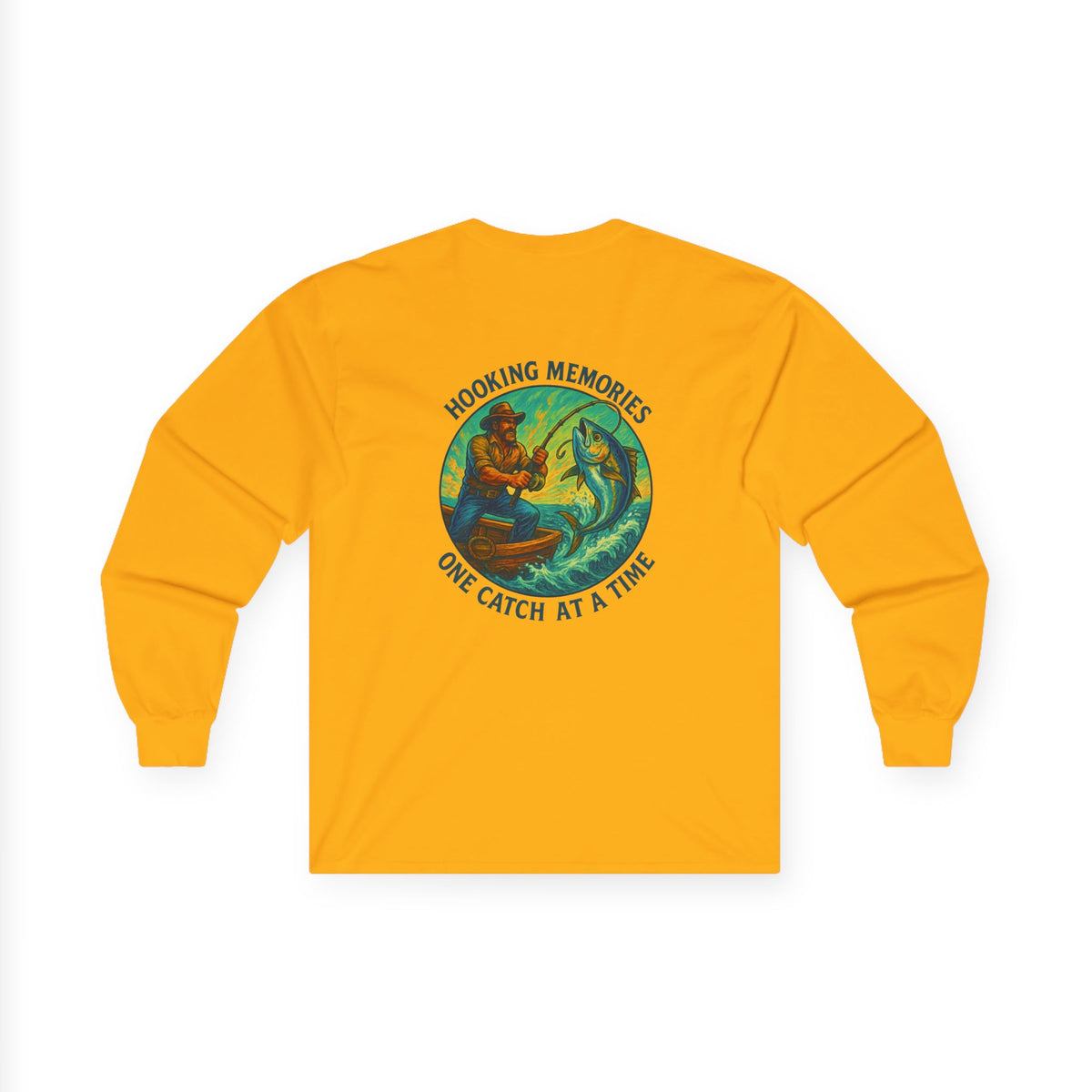Tuna Fishing Memories Long Sleeve Tee, Unisex Outdoor Apparel, Gift for Anglers, Fishing Lover Shirt, Catch Fish Tee, Nature Lover Top