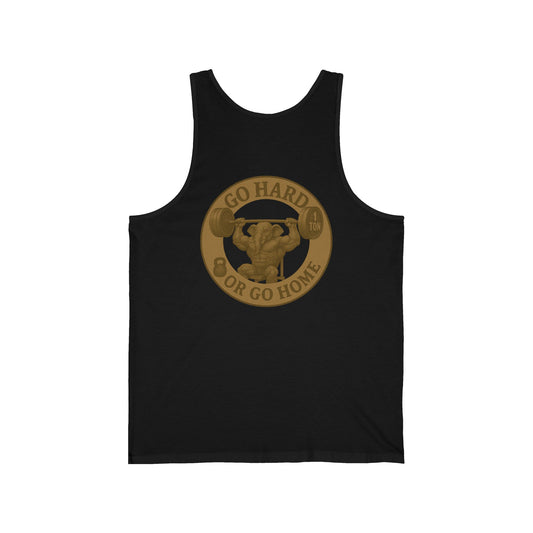 Motivational Fitness Tank for Gym Lovers - Go Hard or Go Home