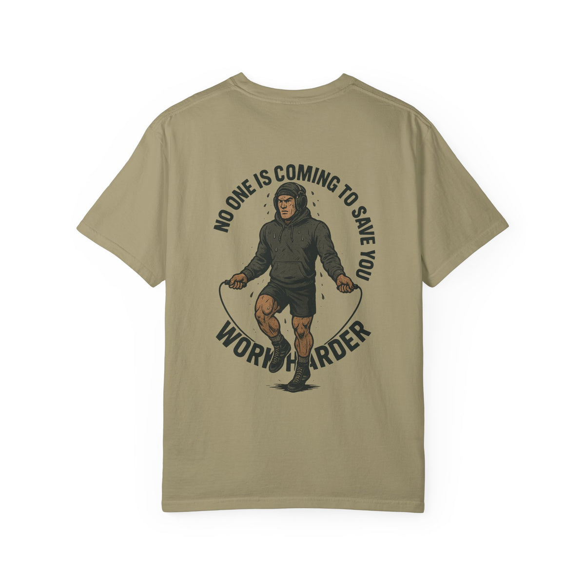Motivational Graphic T-Shirt - Unisex Work Harder Tee, Fitness Apparel, Casual Wear, Gift for Athletes, Inspirational Shirt