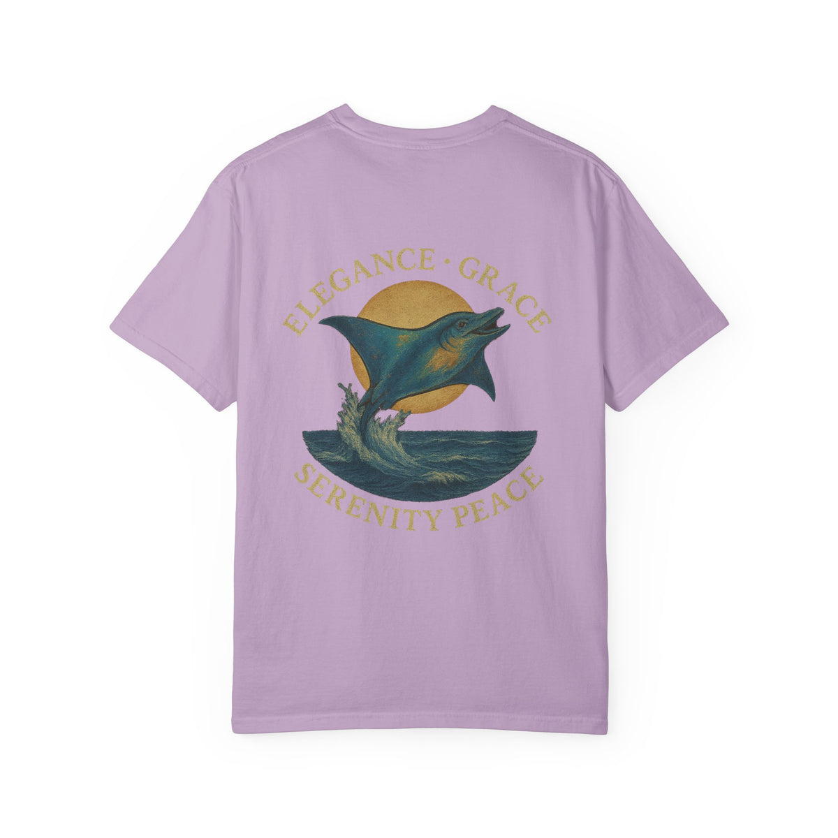 Copy of Unisex Garment-Dyed T-shirt | Family Tyes 2025 Dolphin Design