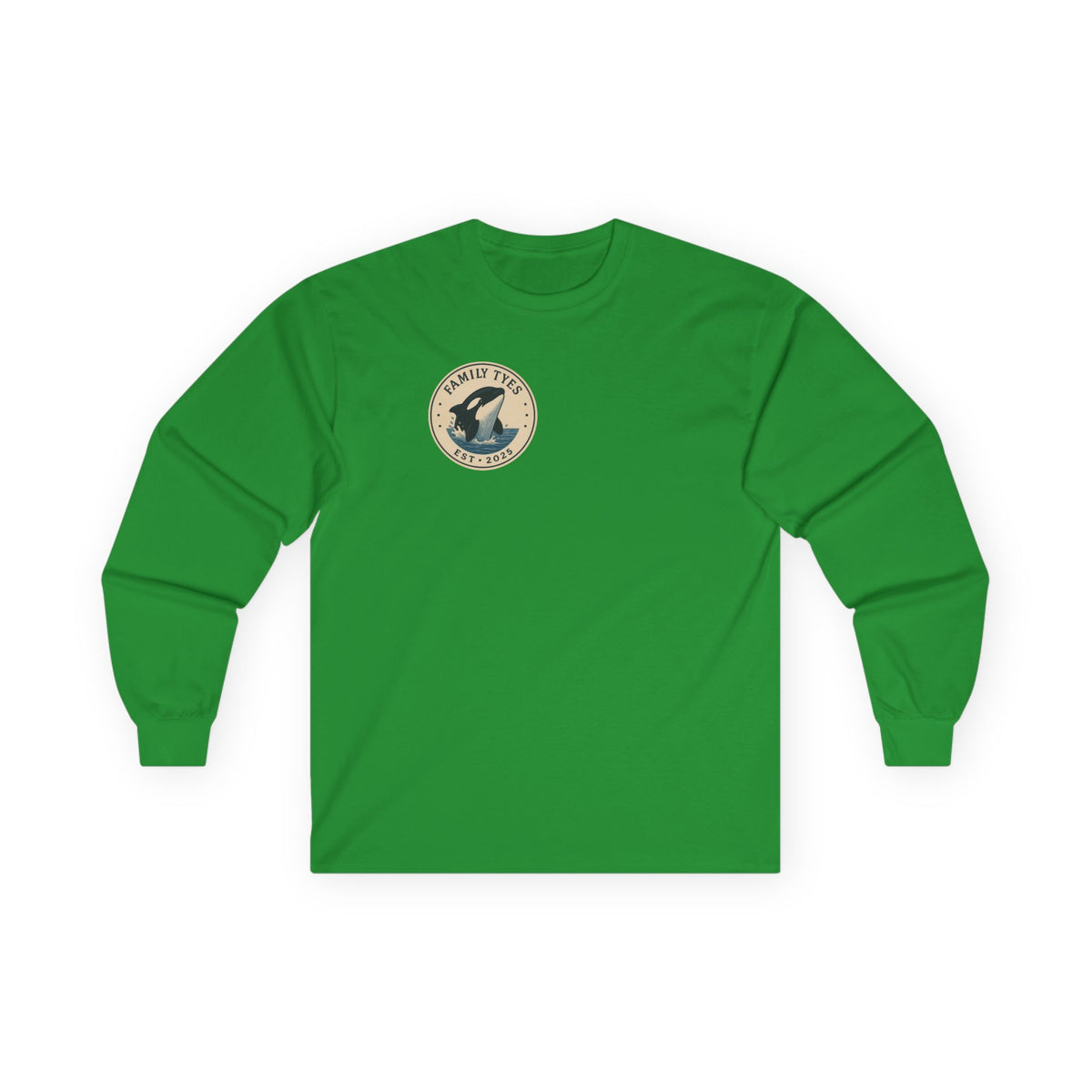 Unisex Long Sleeve Tee - Intelligent and Powerful Whale Design