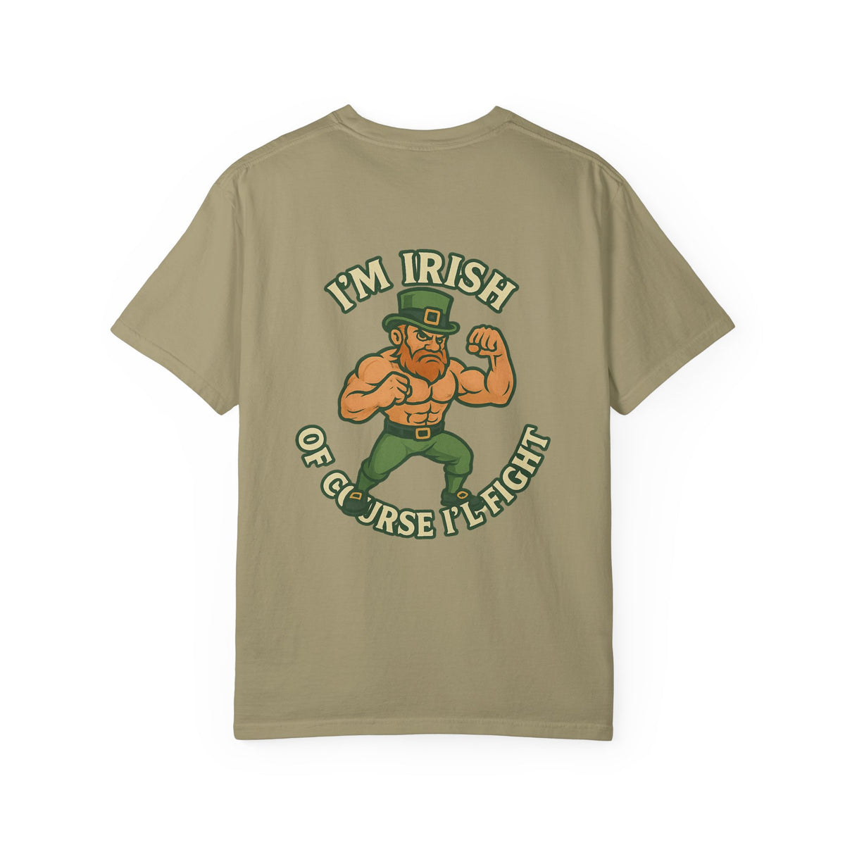 Irish collection Unisex Garment-Dyed T-Shirt - Irish Defender Tee for St. Patrick's Day