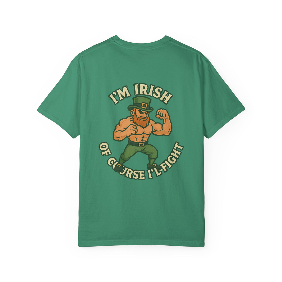 Irish collection Unisex Garment-Dyed T-Shirt - Irish Defender Tee for St. Patrick's Day