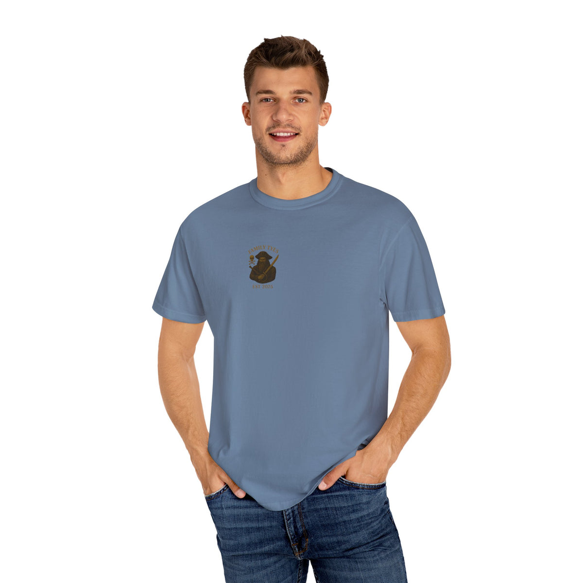 Pirate Copy of Mysterious Ship Graphic T-Shirt, Unisex Event Apparel, Casual Gift for Sailors, Halloween Theme, Adventure Lover's Top