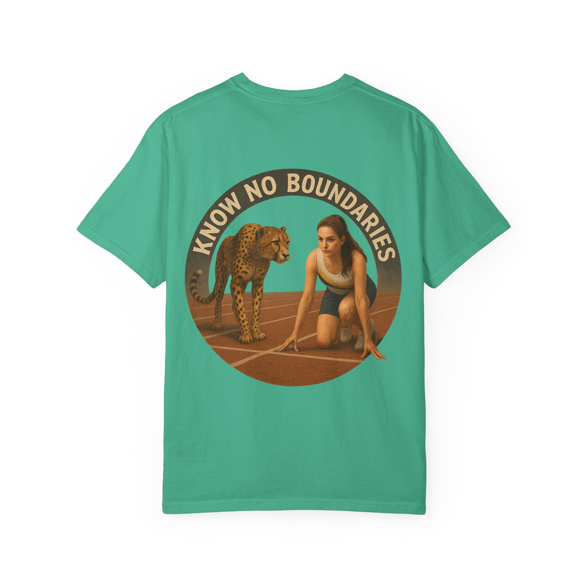 Unisex Garment-Dyed T-shirt - Family Year & Know No Boundaries Design