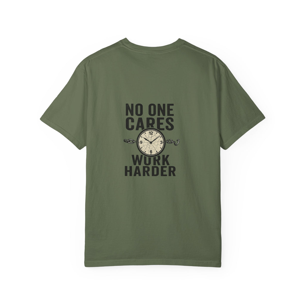 Motivational Unisex T-Shirt - No Time For Excuses, No One Cares, Work Harder - Casual Gift for Fitness, Entrepreneurs, or Inspiration