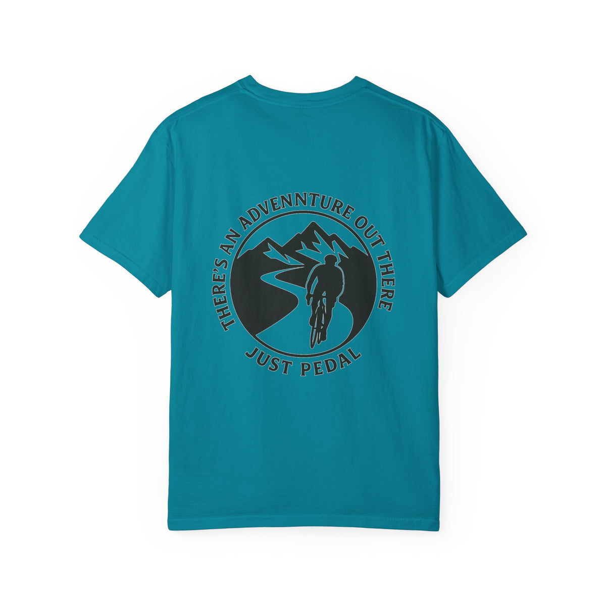 Adventure Cycling T-Shirt | Just Pedal Graphic Tee for Outdoor Enthusiasts