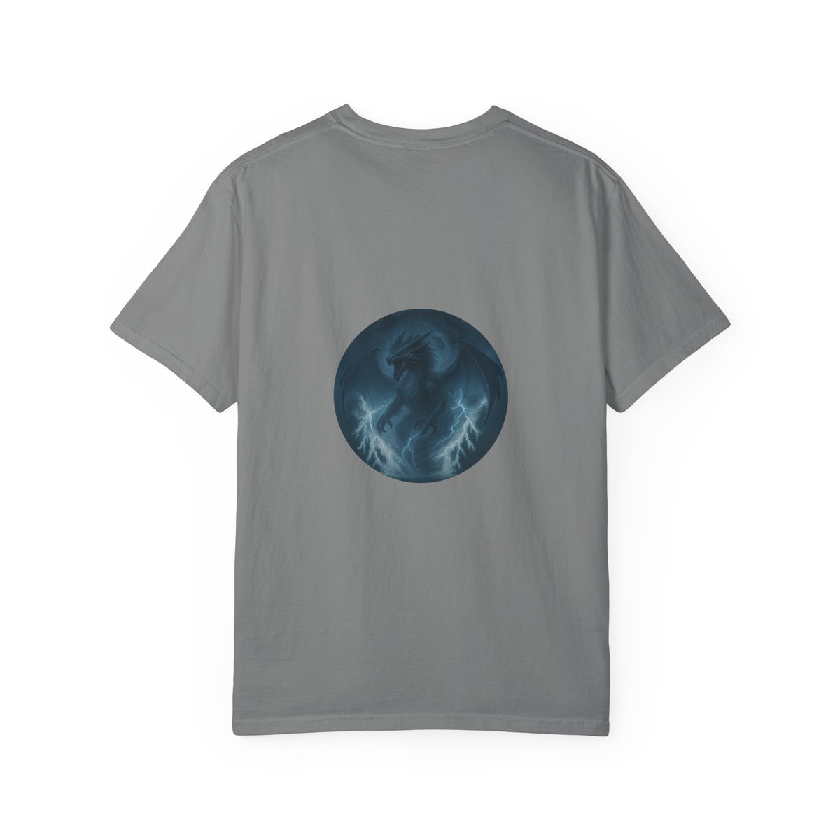Family Tyes Wind Dragon Unisex Garment-Dyed T-Shirt - Cool Dragon Graphic Tee