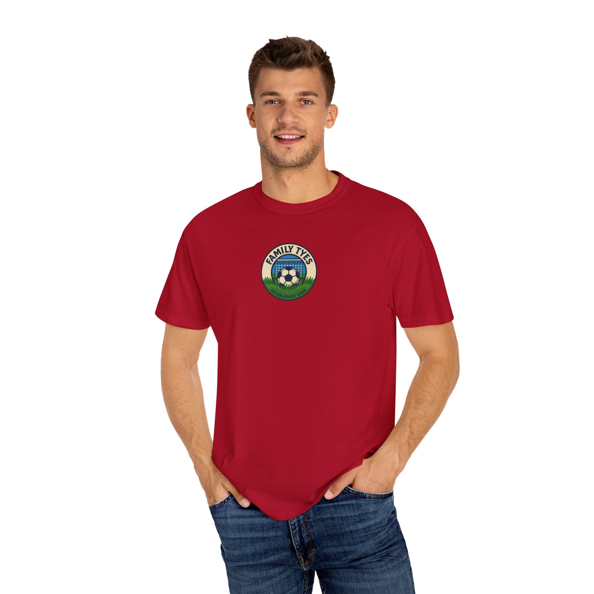 Soccer Unisex Garment-Dyed T-shirt