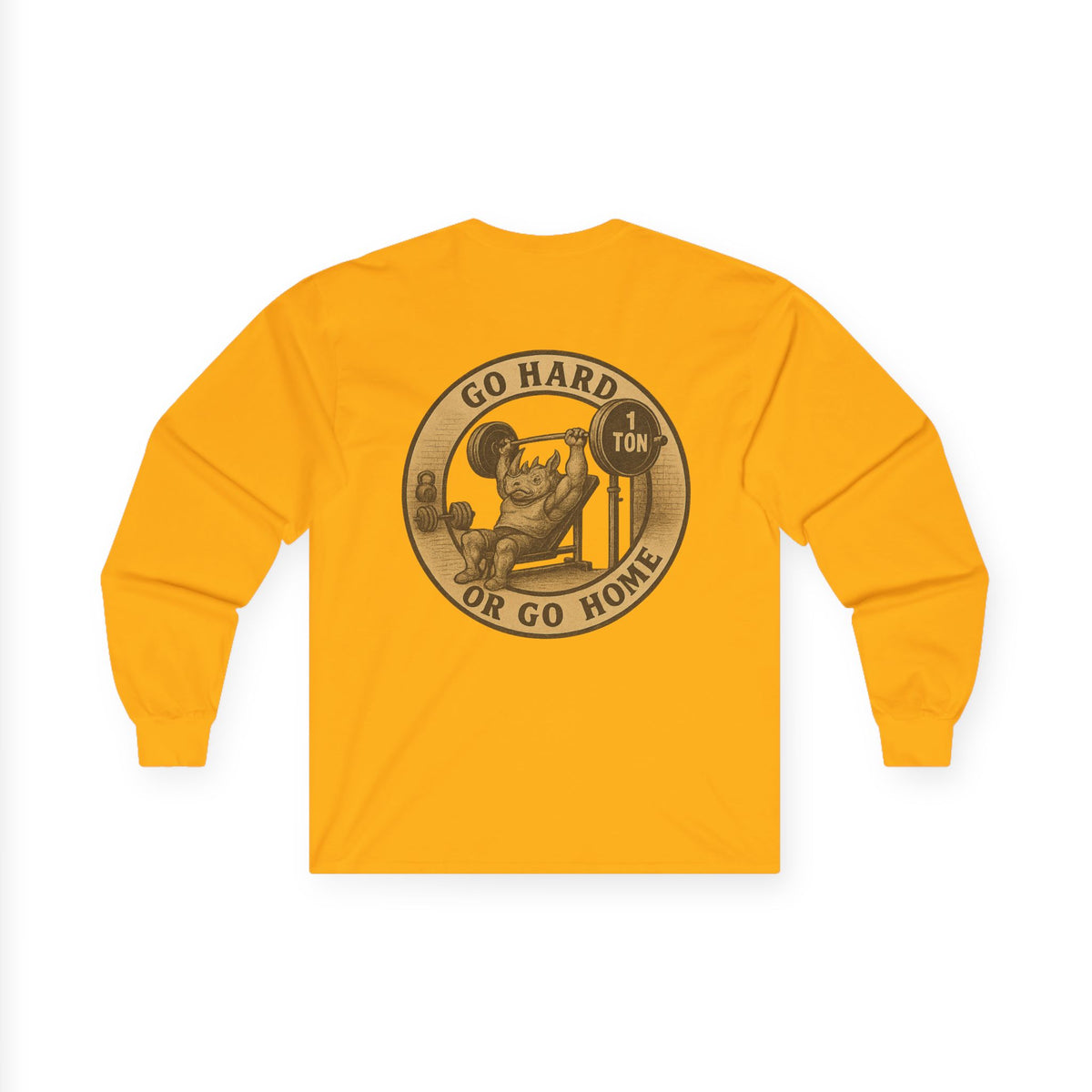 Weightlifting collection  Fitness Enthusiast Long Sleeve Tee - Go Hard or Go Home