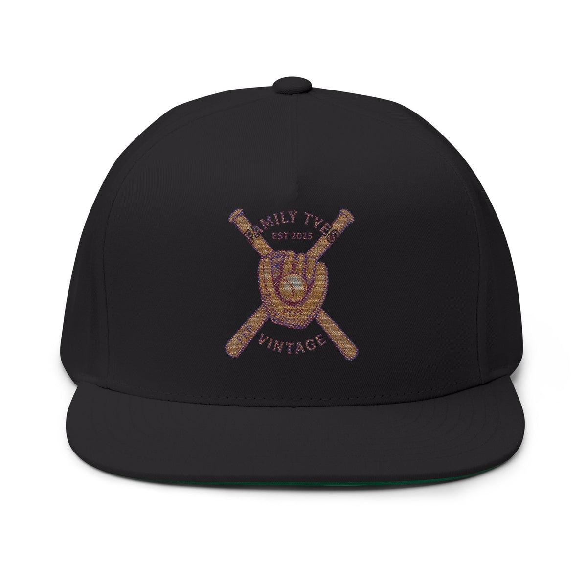Flat Bill Cap (Embroidery)