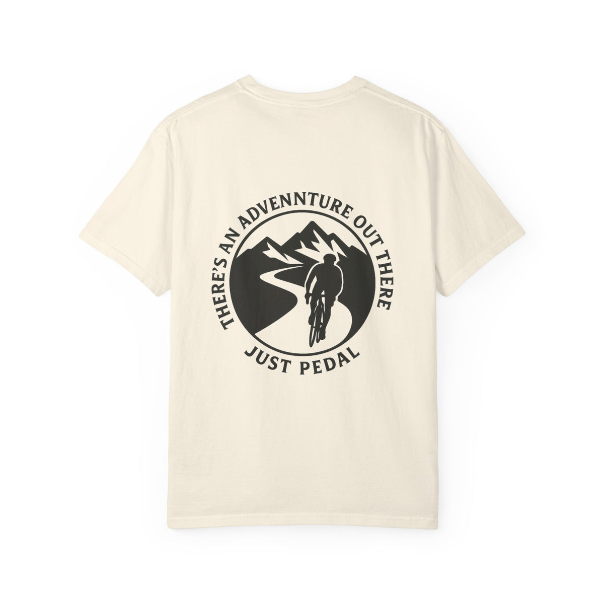 Adventure Cycling T-Shirt | Just Pedal Graphic Tee for Outdoor Enthusiasts
