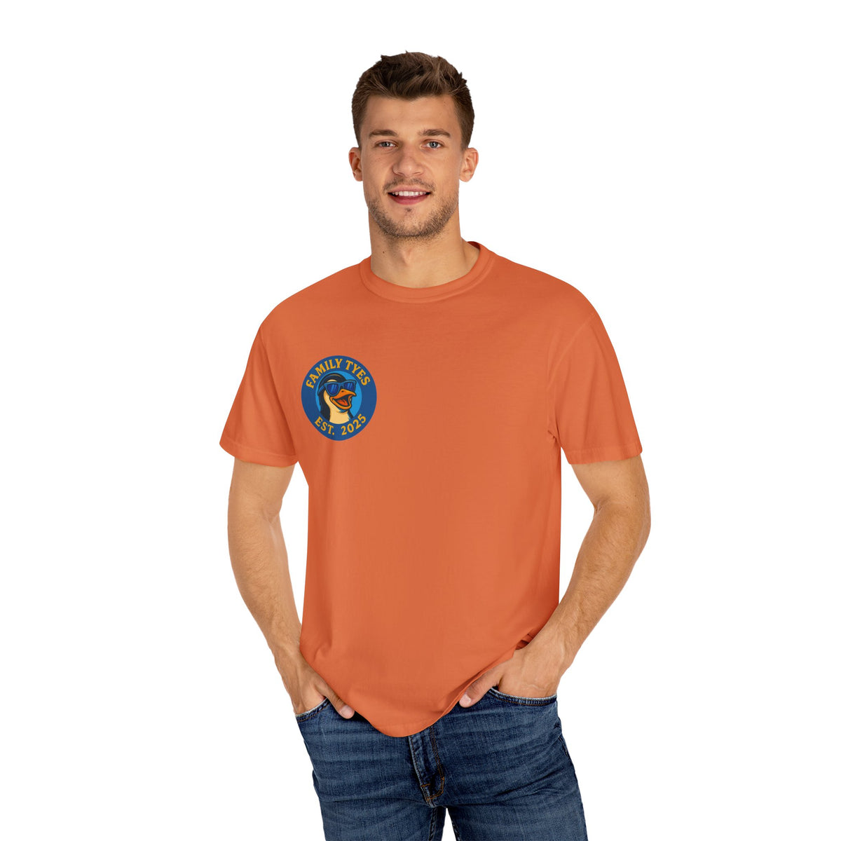 Penguin chill Unisex Garment-Dyed T-shirt