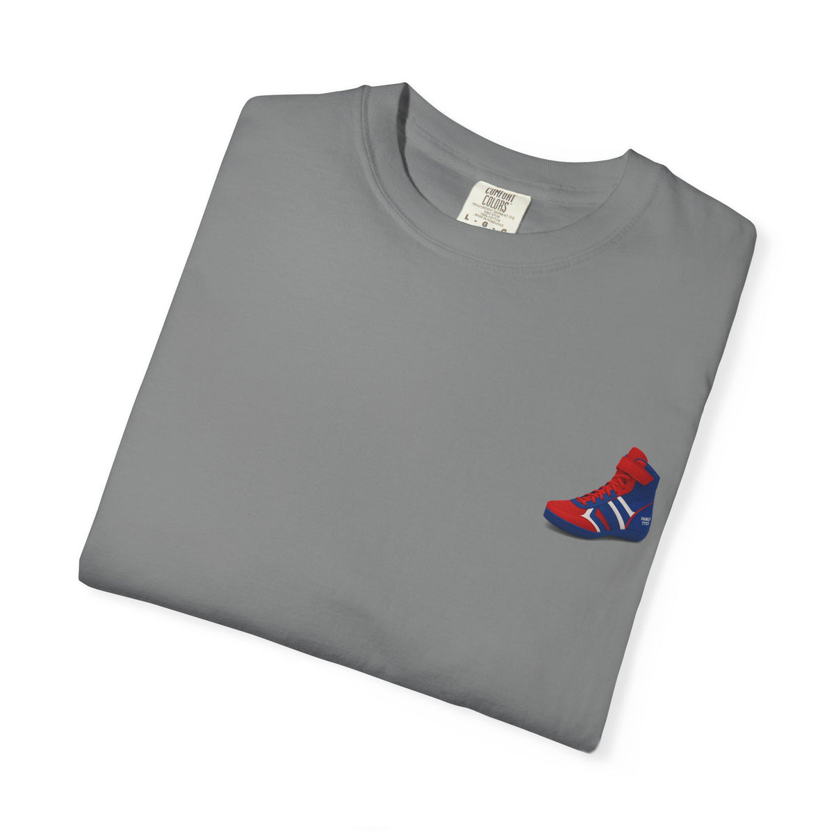 Wrestling Unisex Garment-Dyed T-shirt with Fun Typography
