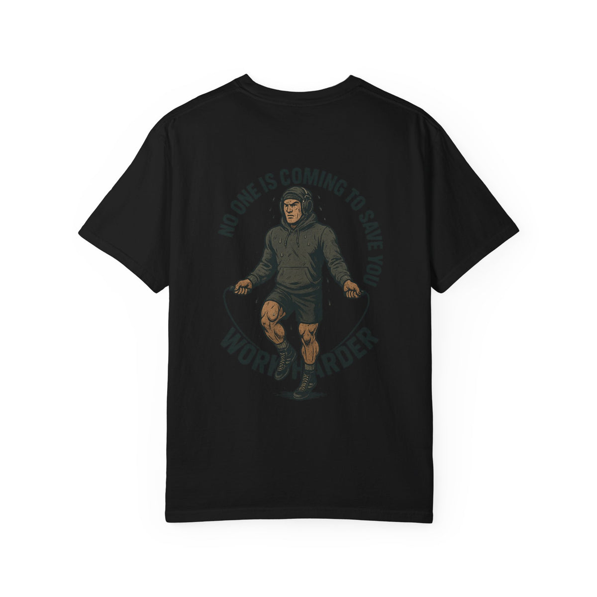 Motivational Graphic T-Shirt - Unisex Work Harder Tee, Fitness Apparel, Casual Wear, Gift for Athletes, Inspirational Shirt