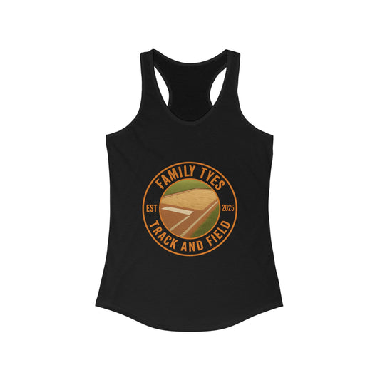 Family Tyes Track and Field Women's Racerback Tank