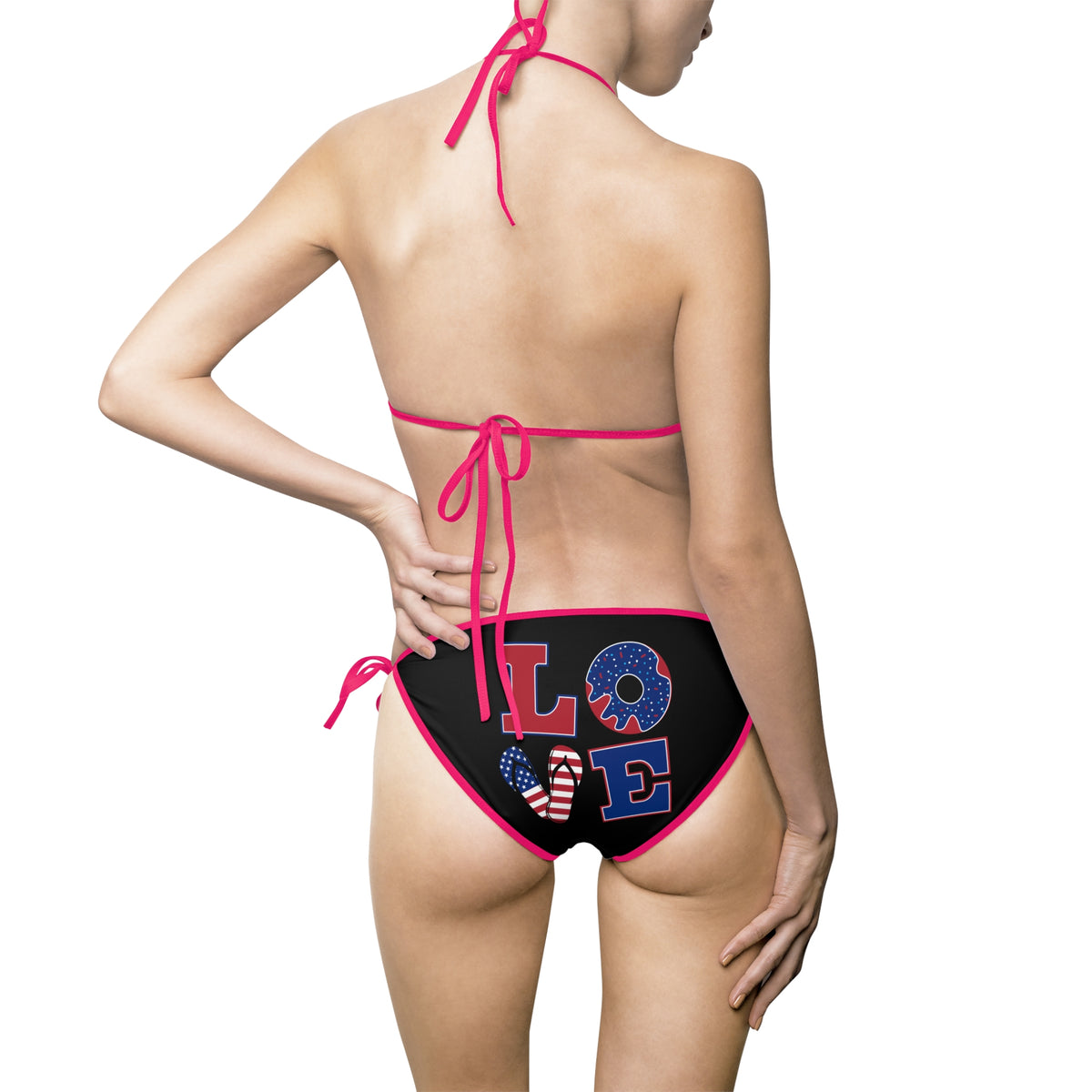 Patriotic Women's Bikini Swimsuit - Perfect for Summer Celebrations