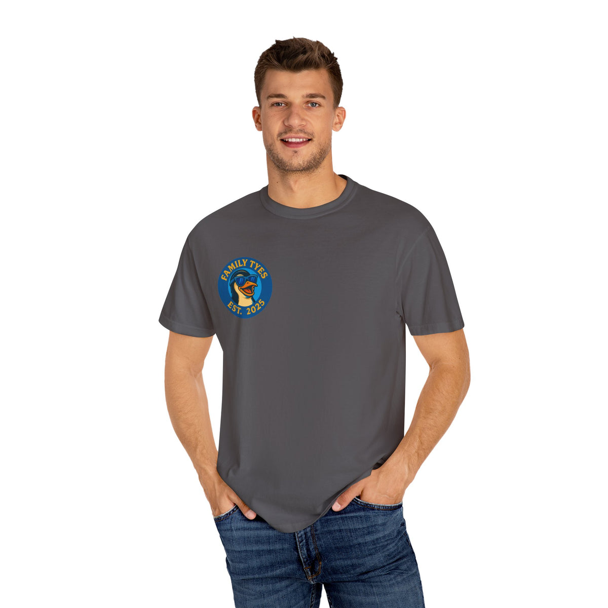Penguin chill Unisex Garment-Dyed T-shirt