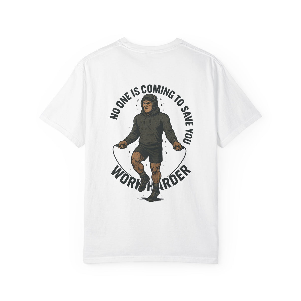 Wrestling  Motivational Graphic T-Shirt - Unisex Work Harder Tee, Fitness Apparel, Casual Wear, Gift for Athletes, Inspirational Shirt
