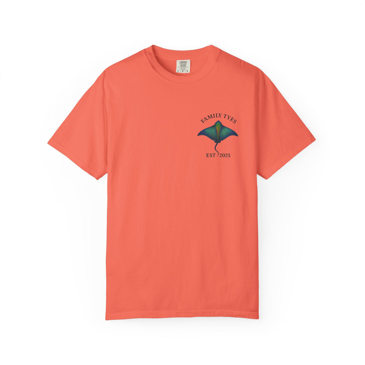 Ocean collection unisex’s Garment-Dyed T-shirt | Family Tyes 2025 Dolphin Design