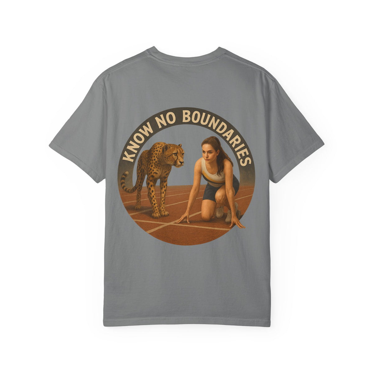 Unisex Garment-Dyed T-shirt - Family Year & Know No Boundaries Design