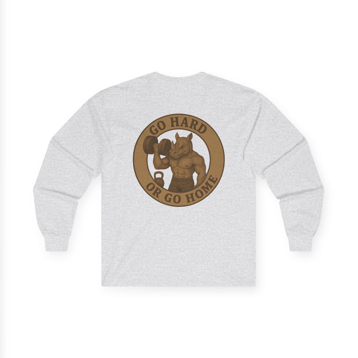Strength & Motivation Long Sleeve Tee, Gym Shirt, Workout Apparel, Fitness Gift, Go Hard or Go Home Clothing