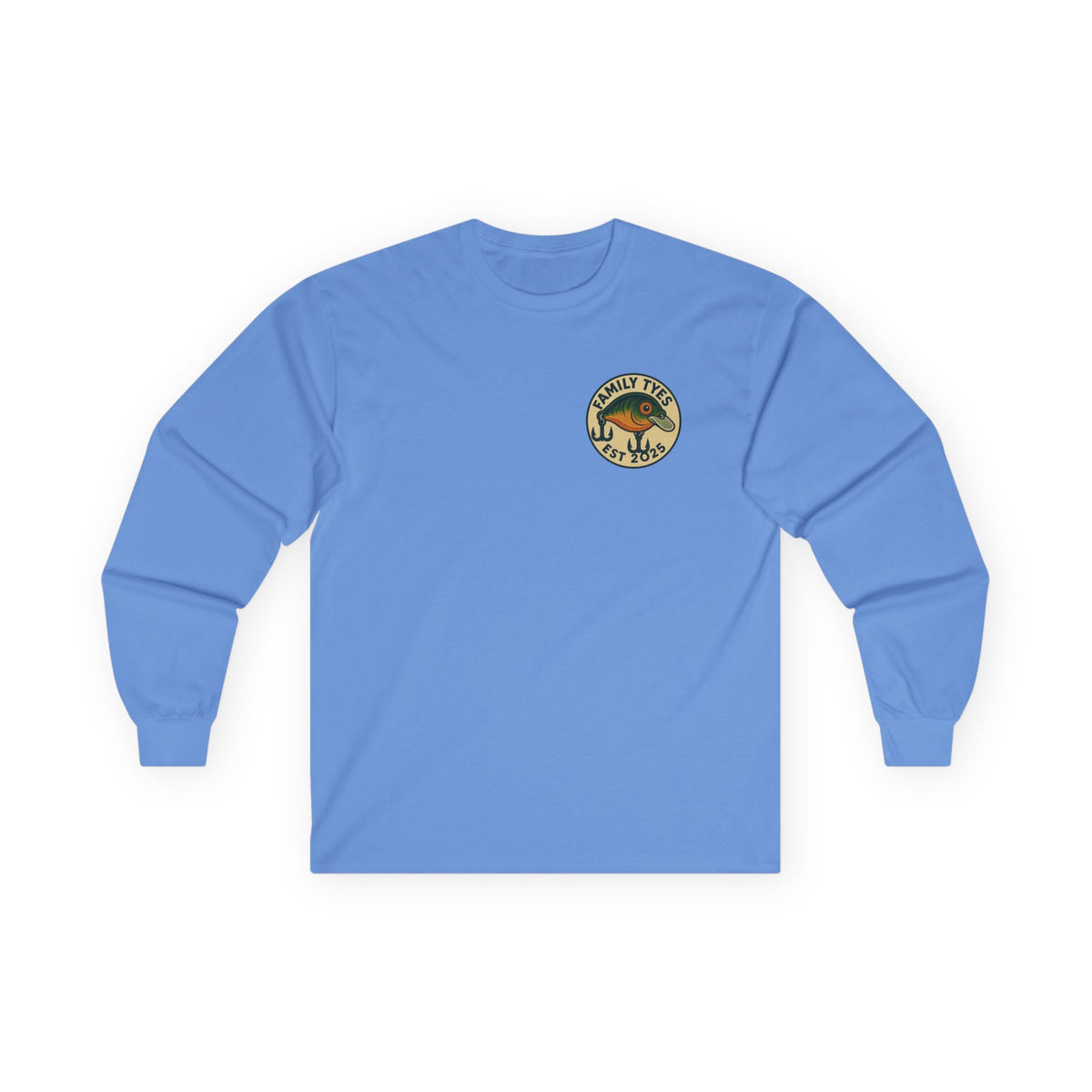 Fishing collection Hooked on Fishing Long Sleeve Tee - Perfect Gift for Fishing Enthusiasts