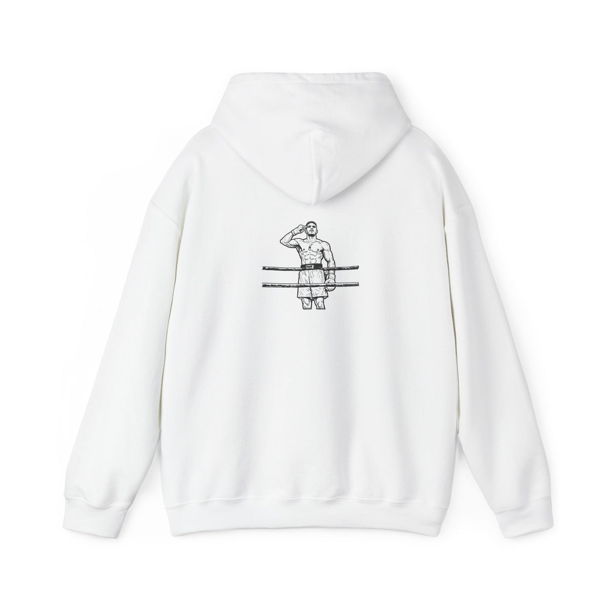 Boxing Vintage Hoodie — Retro Ring Boxer Graphic Sweatshirt