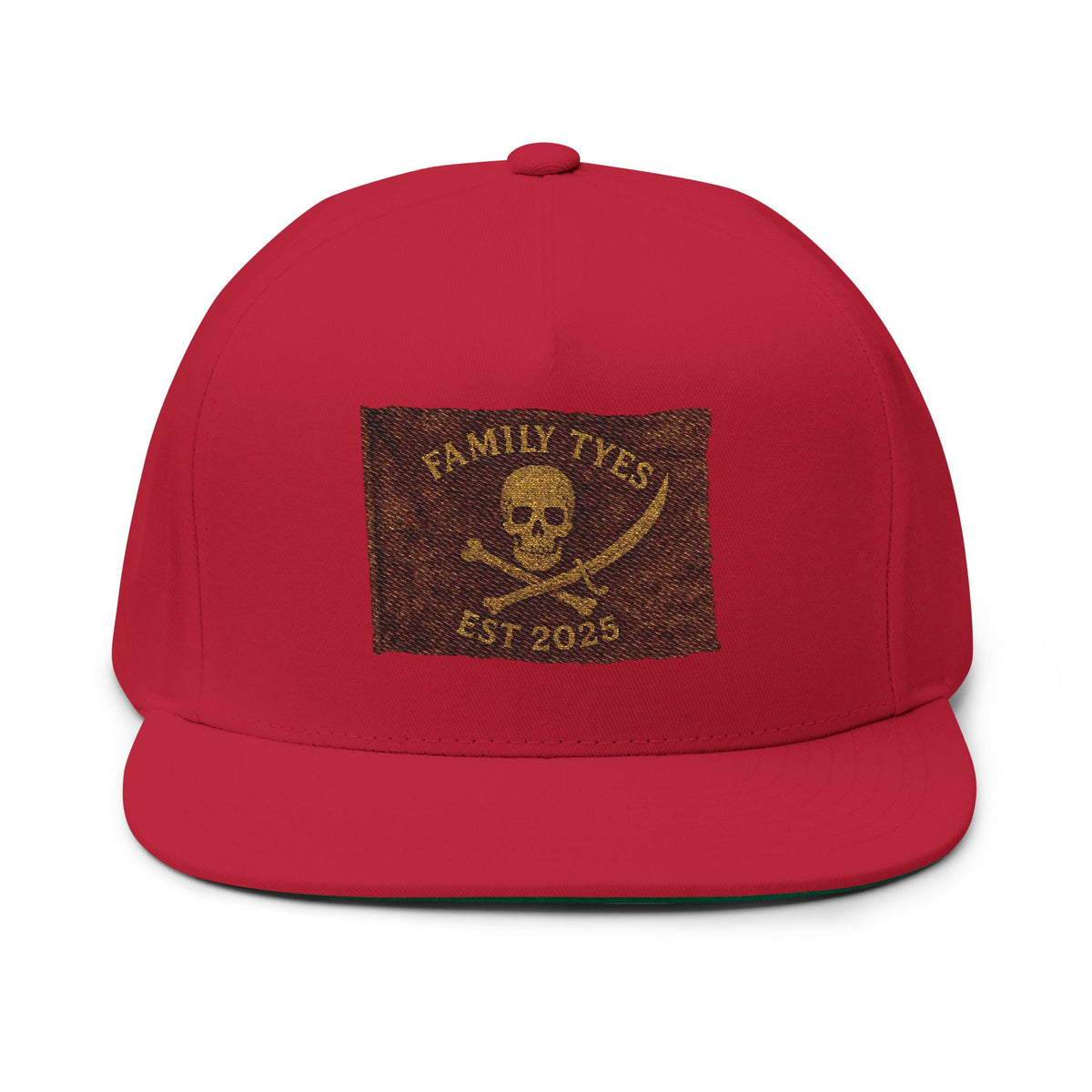 Flat Bill Cap (Embroidery)