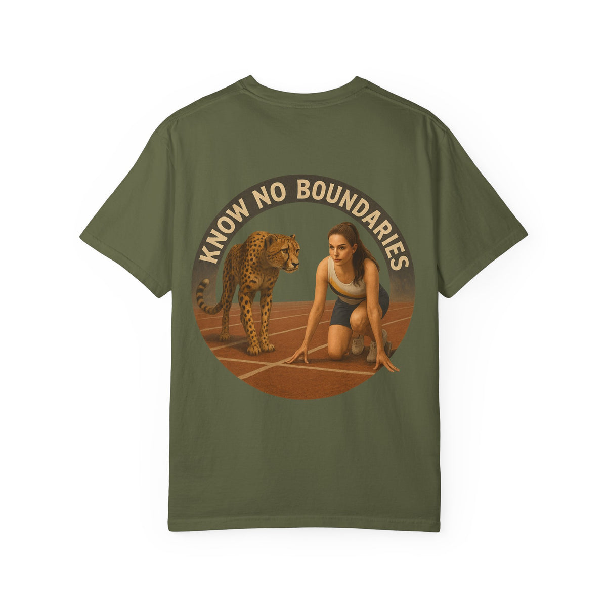 Unisex Garment-Dyed T-shirt - Family Year & Know No Boundaries Design