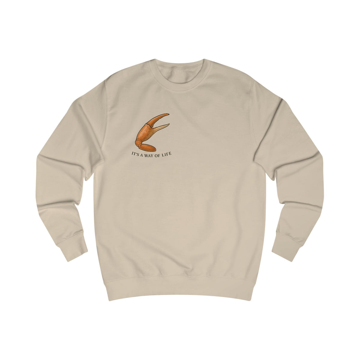 Crab Charming Family Sweatshirt, Cozy Gift, Summer Vibes, Beachwear, Unisex Apparel, Family Gatherings, Casual Comfort, Relaxation Style