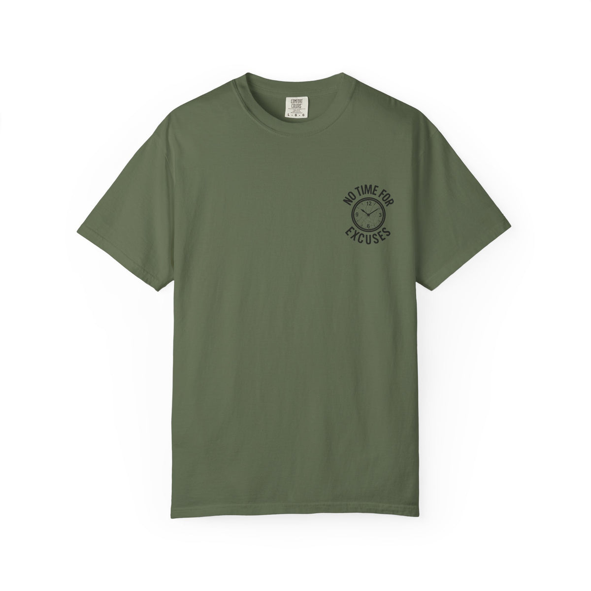 Motivational Unisex T-Shirt - No Time For Excuses, No One Cares, Work Harder - Casual Gift for Fitness, Entrepreneurs, or Inspiration