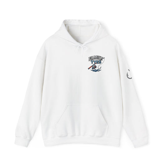 Family Ties Fishing Hoodie, Fisherman Gift, Unisex Hooded Sweatshirt, Family Reunion Apparel, Casual Wear for Fishing