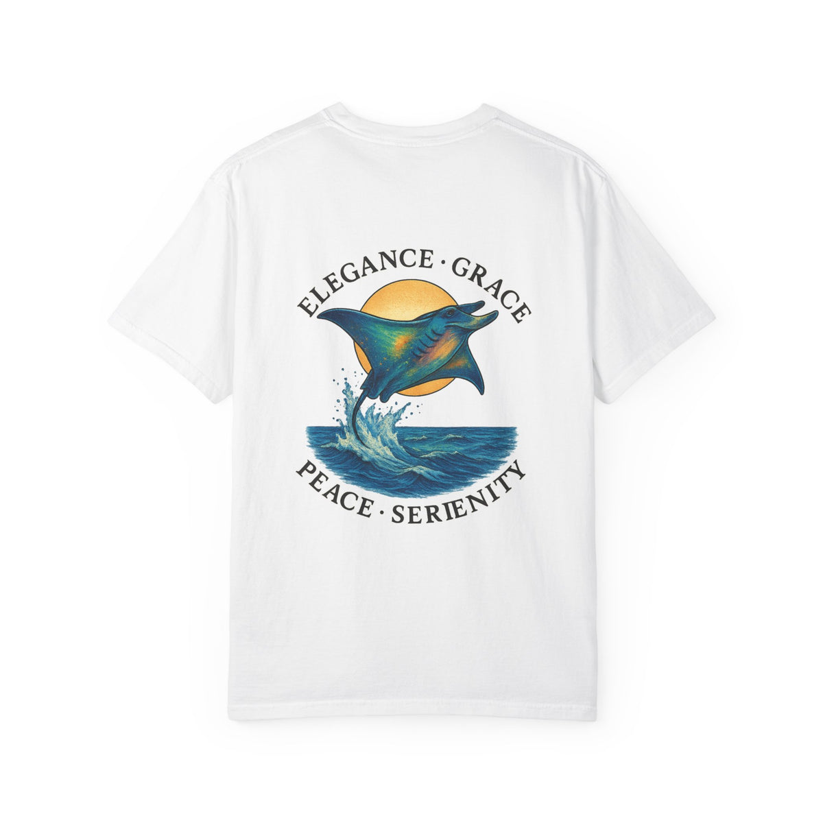 Ocean collection unisex’s Garment-Dyed T-shirt | Family Tyes 2025 Dolphin Design