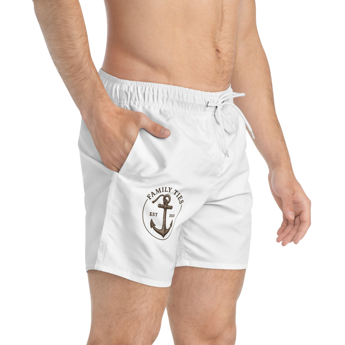 Family Tyes Anchor Swim Trunks - Perfect for Summer Adventures