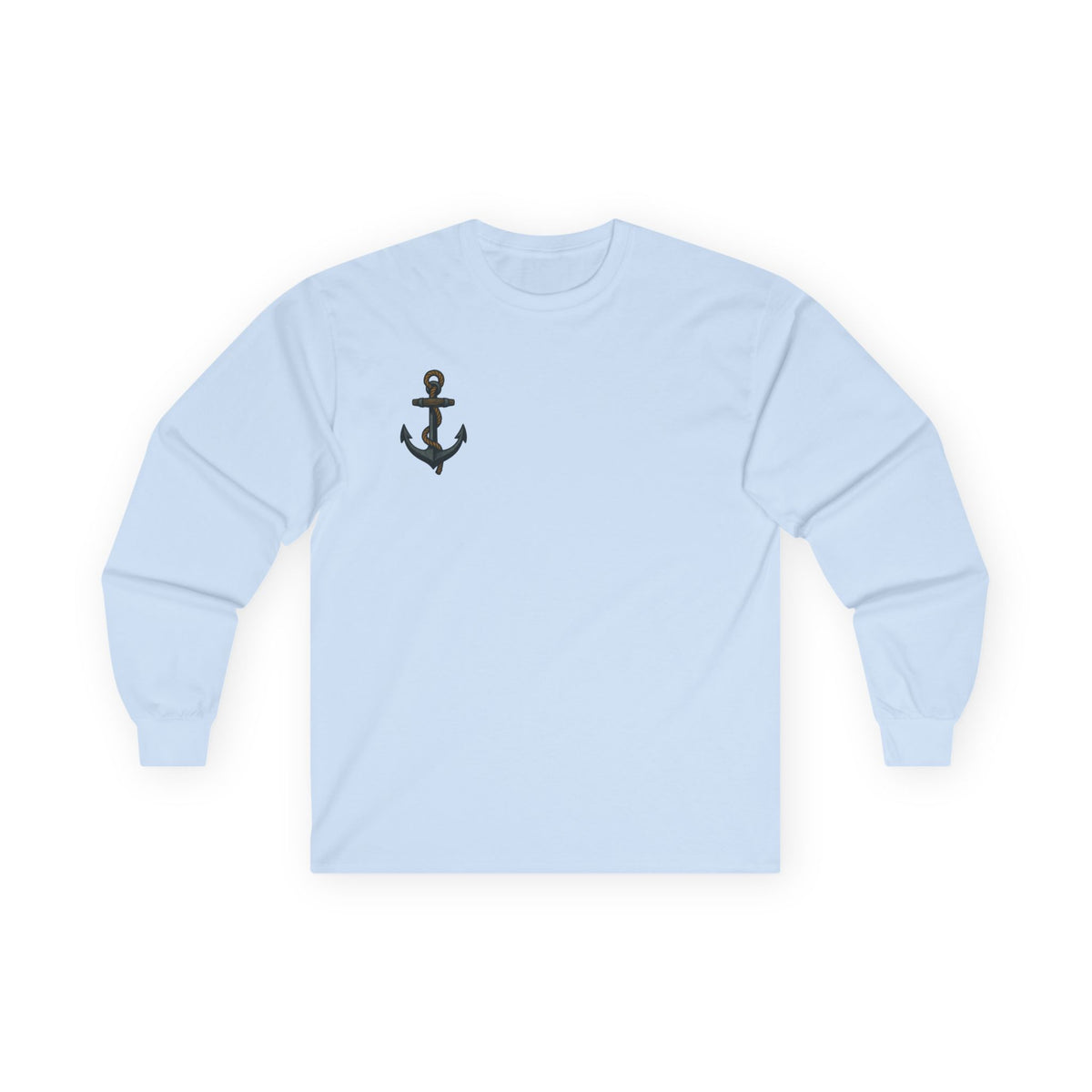 Anchor Nautical Family Long Sleeve Tee - Perfect for Boating, Fishing Trips, & Family Gatherings, Unisex Shirt, Casual Wear, Marine Themed Clothing
