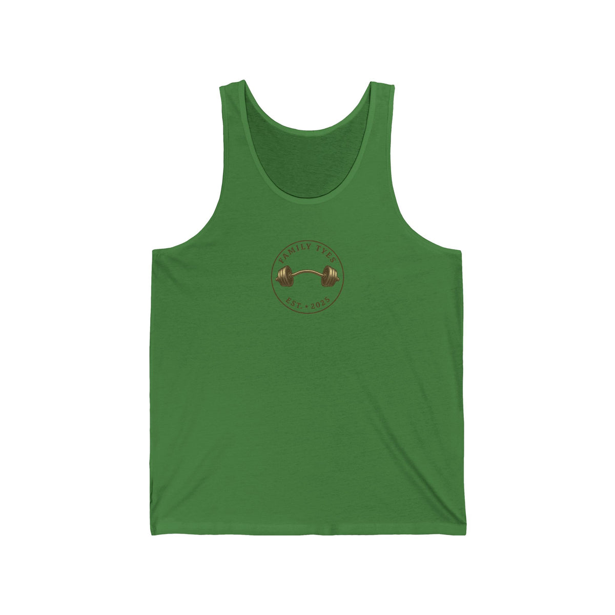 Family Tyes & Go Hard Unisex Jersey Tank - Workout & Fitness Tank Top