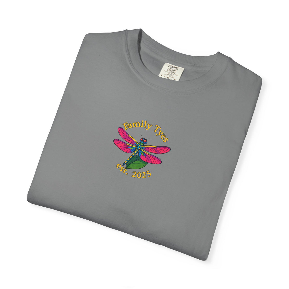 Family Type Dragonfly Unisex Garment-Dyed T-Shirt - Inspired by Change, Agility & Hope