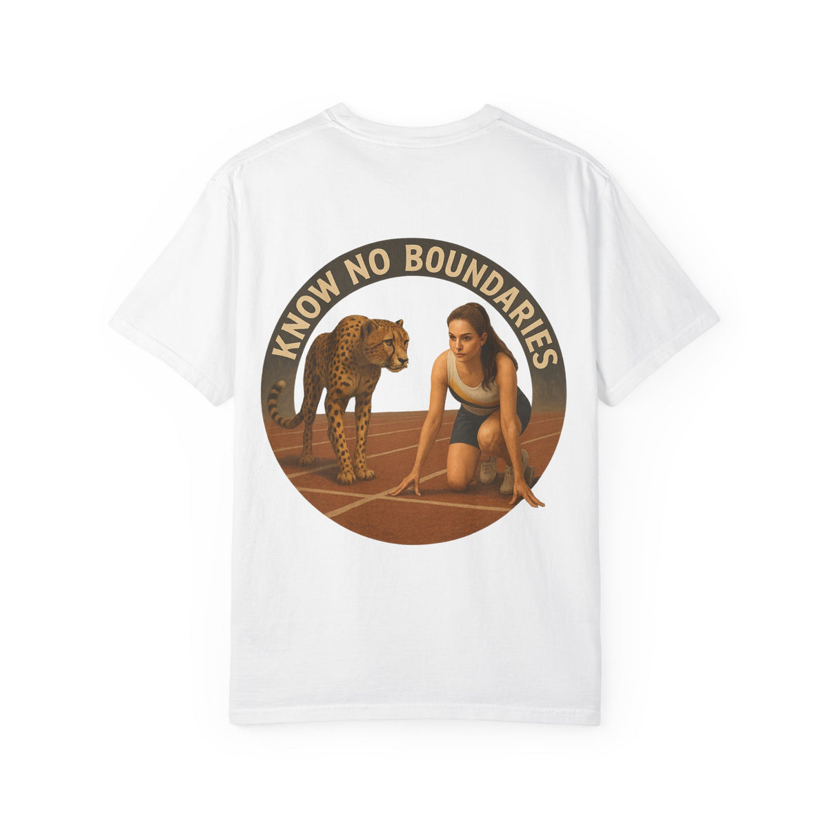 Unisex Garment-Dyed T-shirt - Family Year & Know No Boundaries Design