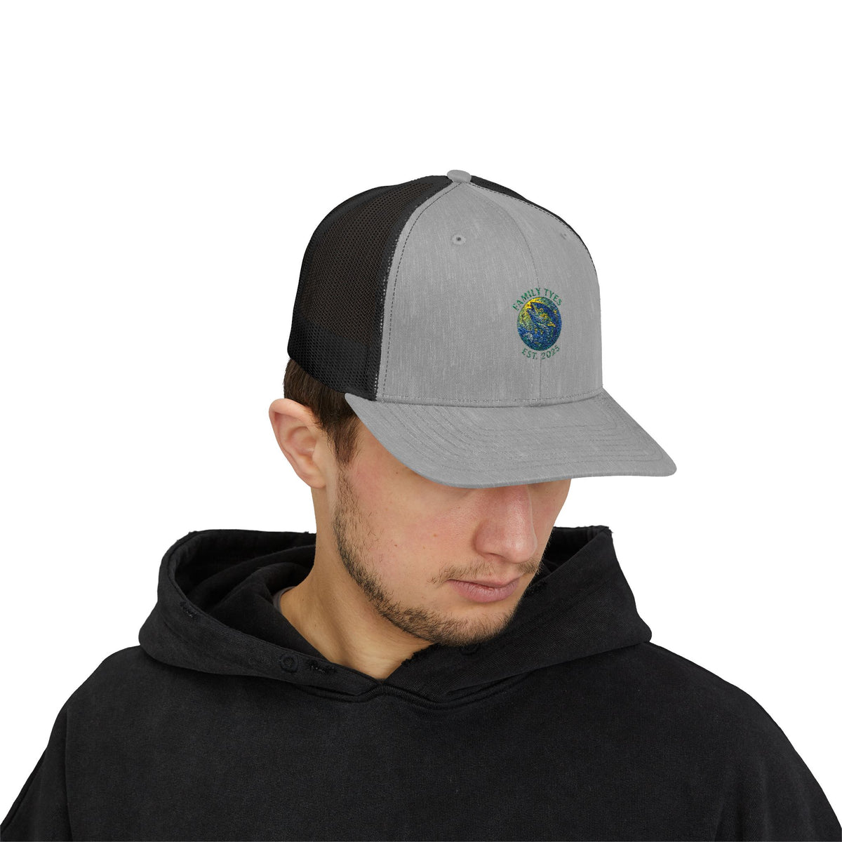 Family Tree Snapback Trucker Cap, Personalized Hat, Eco-Friendly Gift, Outdoor Cap, Family Gathering Accessory