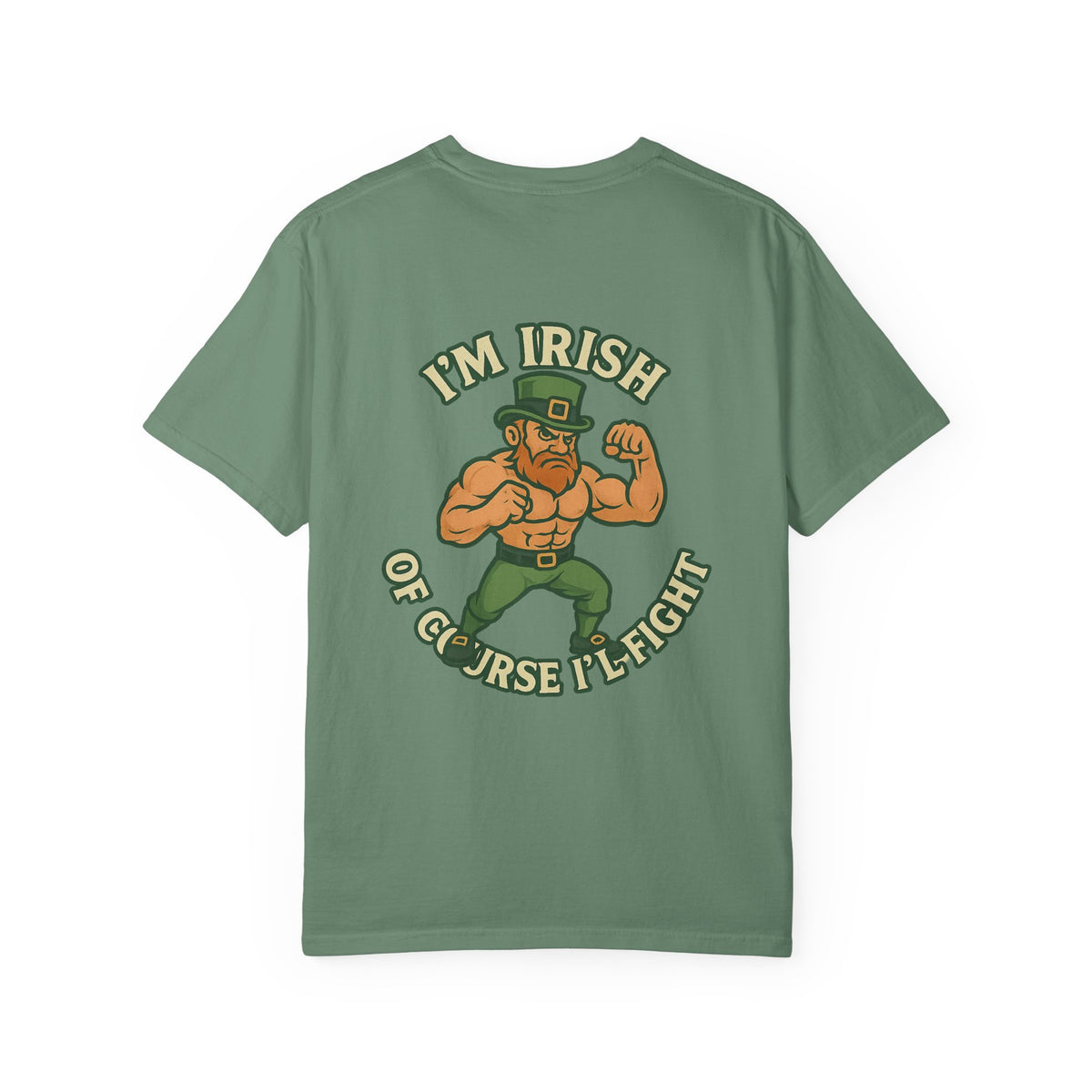 Irish collection Unisex Garment-Dyed T-Shirt - Irish Defender Tee for St. Patrick's Day